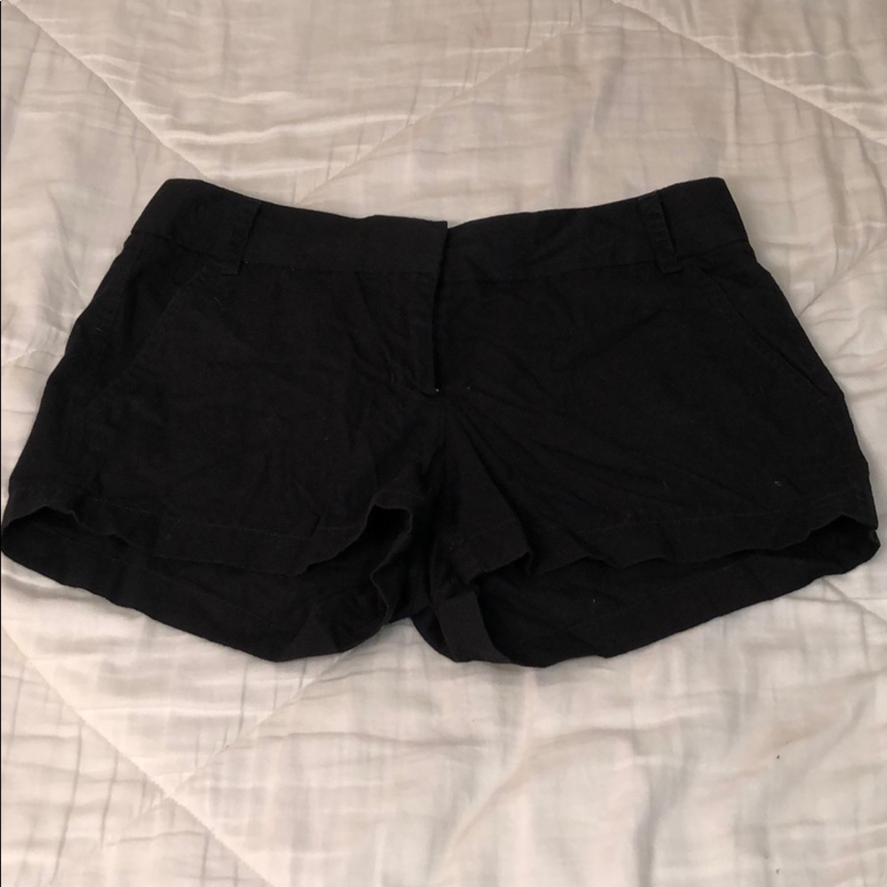 J. Crew Black Chino Shorts